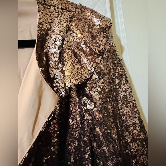 Lane Bryant Rose Gold Sequin Blazer Size 20 NWT - Picture 6 of 7